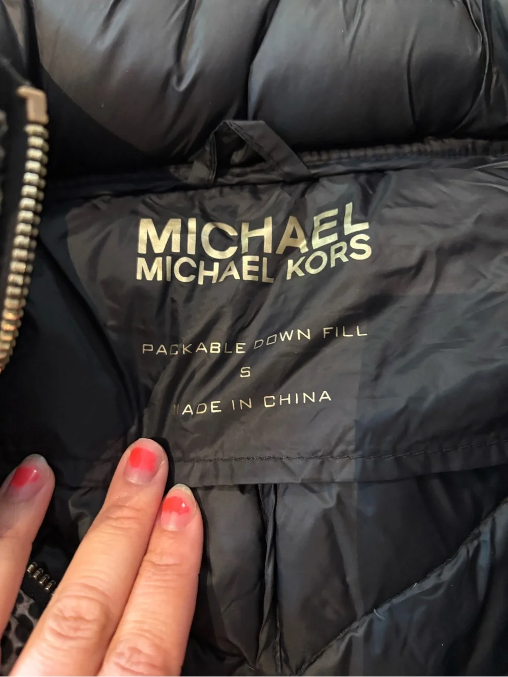 Michael Kors Leopard-Print Puffer Jacket